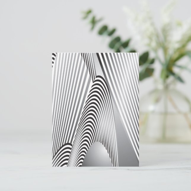 Abstrakt Mönster Creation 3 Vykort (Stående Fram)