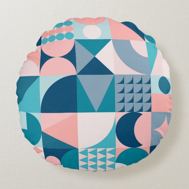 Abstrakt mönster dekorativ kudde (Framsidan)