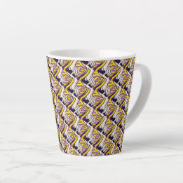 Abstrakt mönster design 1209 - Latte Mugg