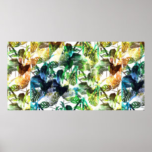 Abstrakt mönster-design med vibrerande färg poster