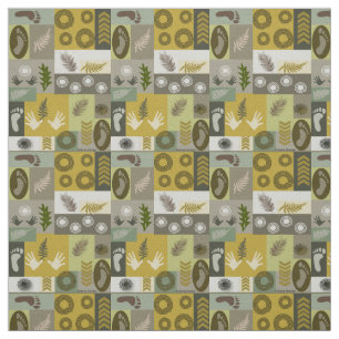Abstrakt Mönster Fabric Tyg