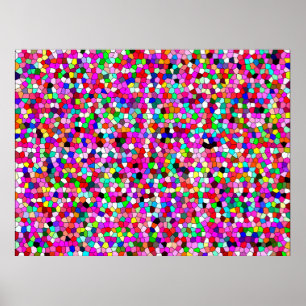 abstrakt mönster, färgad mosaic tapet, geomet poster