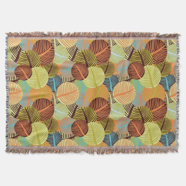  Abstrakt mönster Filt (Framsidan)