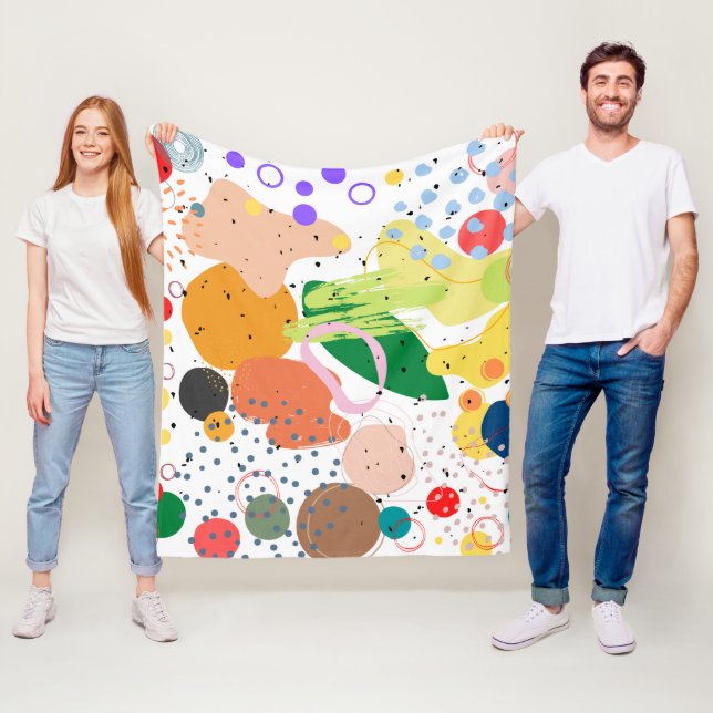 Abstrakt mönster, filt för söt chic (På plats)