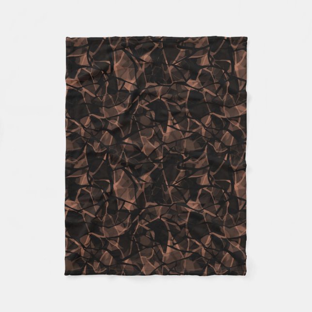 Abstrakt mönster fleecefilt (Framsidan)