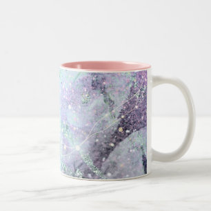 abstrakt mönster galaxy Two-Tone Coffee Mugg