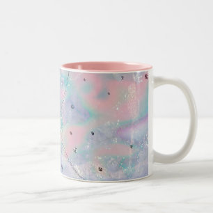 abstrakt mönster galaxy Two-Tone Coffee Mugg
