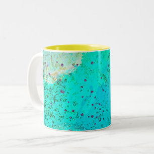 abstrakt mönster galaxy Two-Tone Coffee Mugg