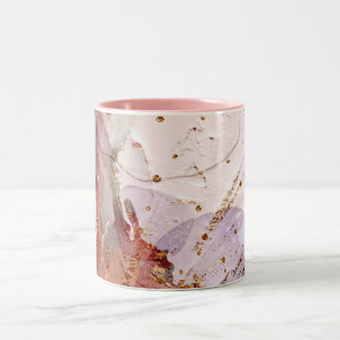 abstrakt mönster galaxy Two-Tone Coffee Mugg