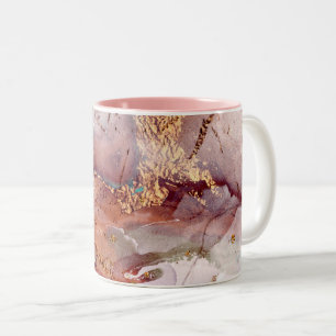 abstrakt mönster galaxy Two-Tone Coffee Mugg