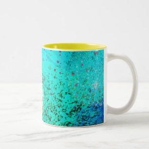 abstrakt mönster galaxy Two-Tone Coffee Mugg
