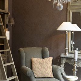 Abstrakt mönster grått rosa beige dekorativ kudde