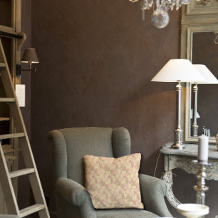 Abstrakt mönster grått rosa beige dekorativ kudde