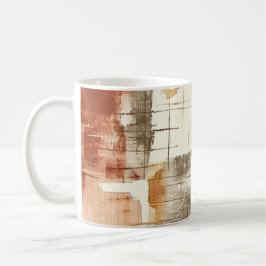 Abstrakt Mönster höstestetisk Kaffemugg