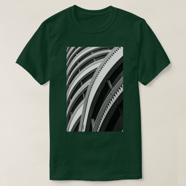 Abstrakt Mönster i arkitektur T Shirt (Design framsida)