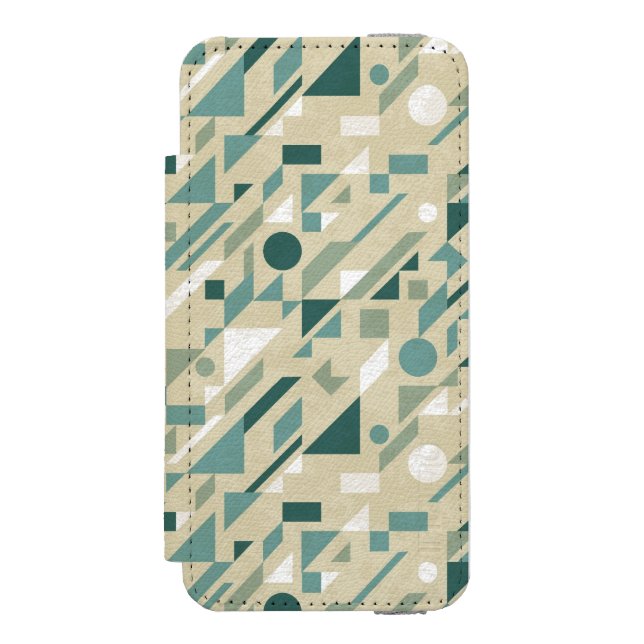 Abstrakt mönster incipio iPhone wallet skal (Folio Framsidan)
