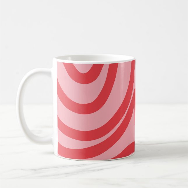 abstrakt mönster kaffemugg (Vänster)