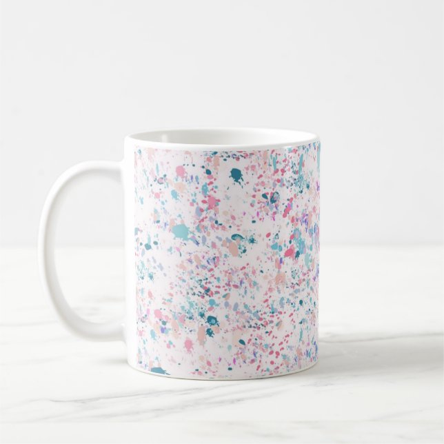 Abstrakt mönster kaffemugg (Vänster)