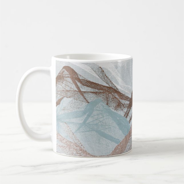Abstrakt mönster kaffemugg (Vänster)