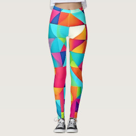Abstrakt Mönster Leggings