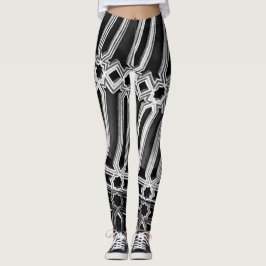 Abstrakt mönster leggings