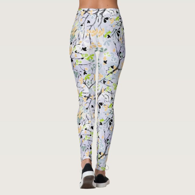 Abstrakt mönster leggings (Baksida)