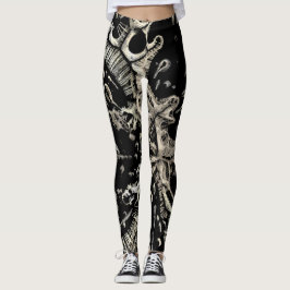Abstrakt mönster leggings