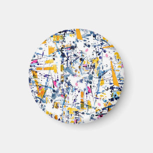 Abstrakt mönster magnet