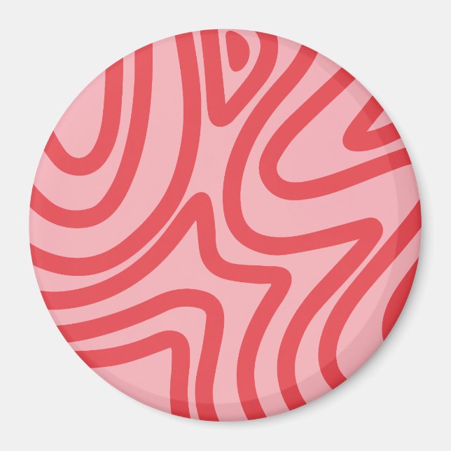 abstrakt mönster magnet (Framsidan)