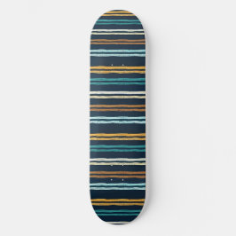 Abstrakt mönster med vertikala linjer mini skateboard bräda 18,5 cm