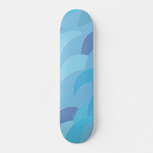 Abstrakt mönster mini skateboard bräda 18,5 cm