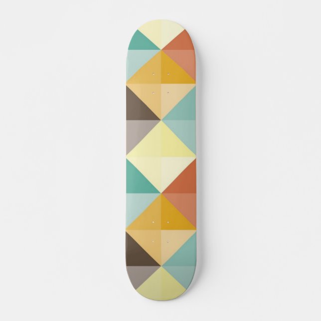 Abstrakt mönster mini skateboard bräda 18,5 cm (Framsida)