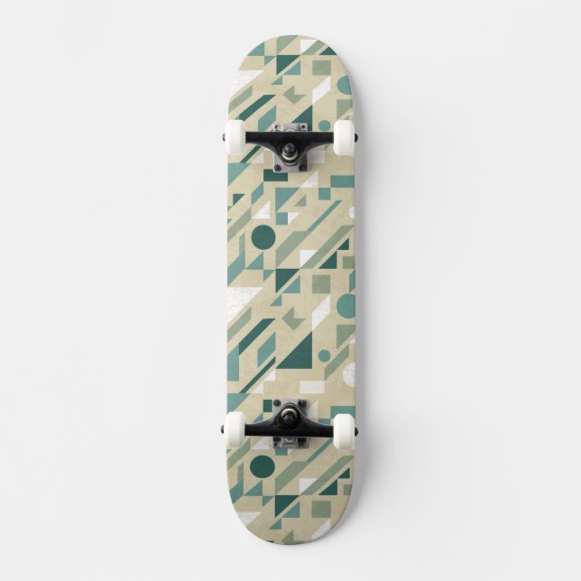 Abstrakt mönster old school skateboard bräda 21,6 cm (Framsida)