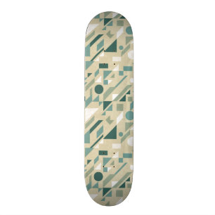 Abstrakt mönster old school skateboard bräda 21,6 cm