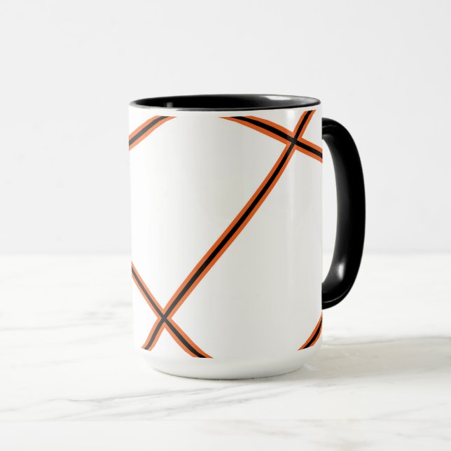 ABSTRAKT MÖNSTER - ORANGE MUGG (Framsida höger)