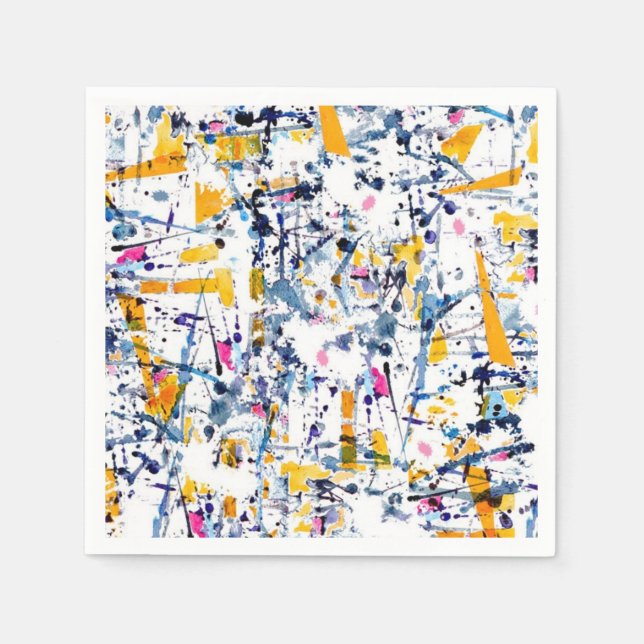 Abstrakt mönster pappersservett (Framsidan)