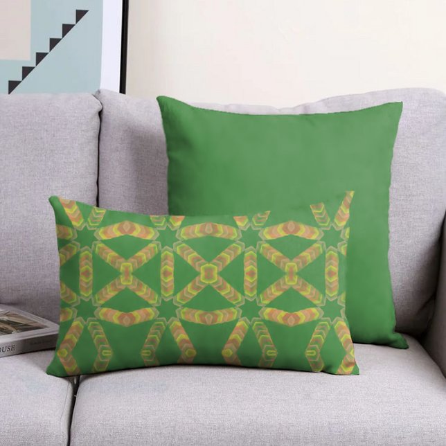 Abstrakt Mönster Pillow Lumbarkudde (Skapare uppladdad)