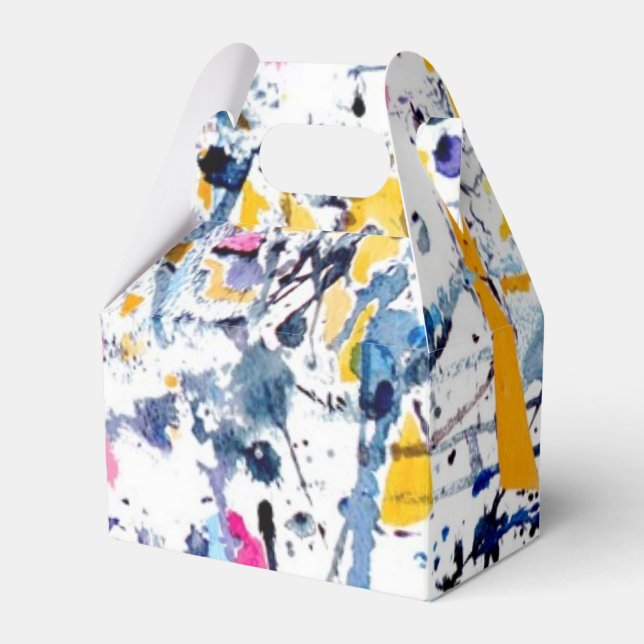 Abstrakt mönster presentaskar (Framsidan Sidan)