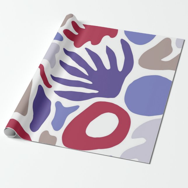 Abstrakt mönster presentpapper (Utrullad)