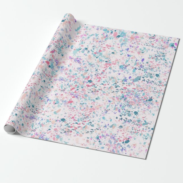 Abstrakt mönster presentpapper (Utrullad)