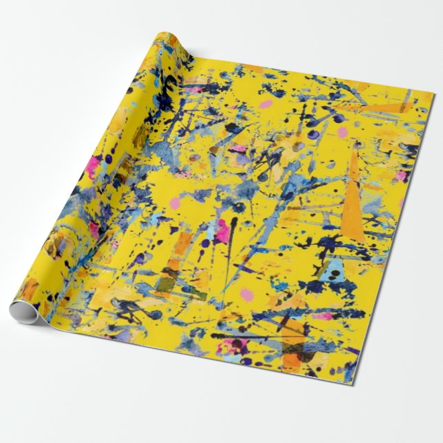 Abstrakt mönster presentpapper (Utrullad)
