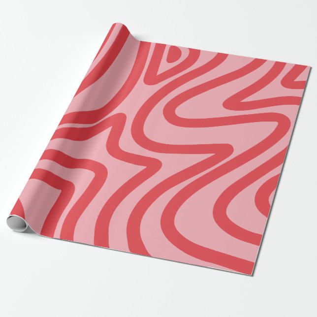 abstrakt mönster presentpapper (Utrullad)