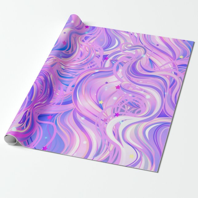 Abstrakt mönster presentpapper (Utrullad)
