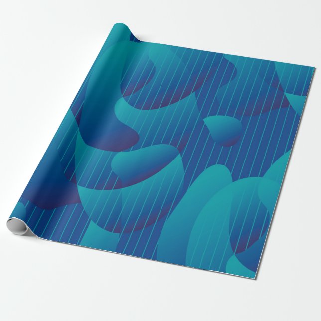 Abstrakt mönster presentpapper (Utrullad)