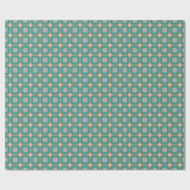 abstrakt mönster presentpapper (Platt)