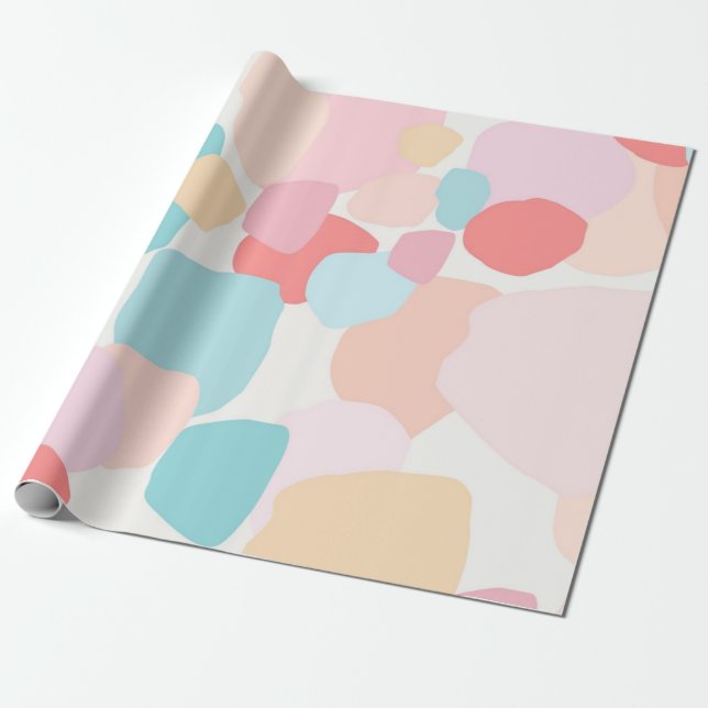 Abstrakt mönster presentpapper (Utrullad)