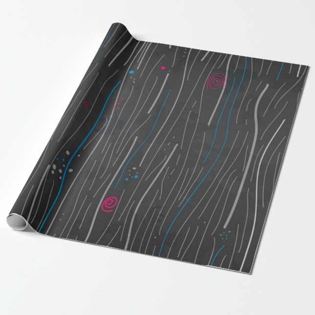 Abstrakt mönster presentpapper (Utrullad)