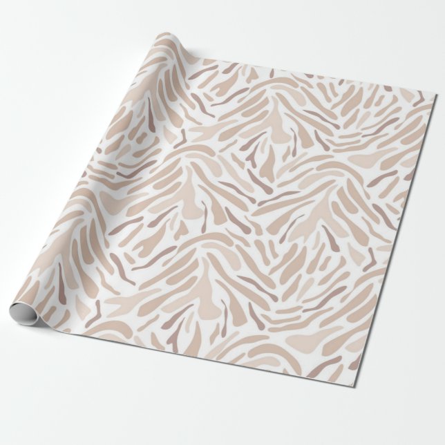 Abstrakt mönster presentpapper (Utrullad)