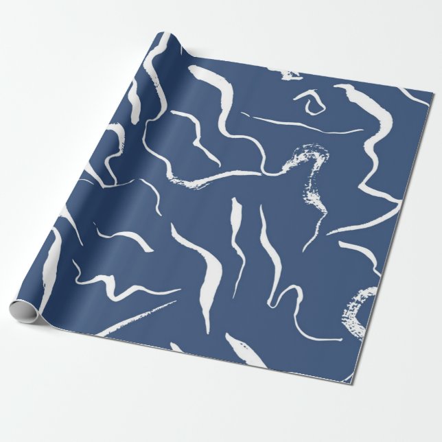 Abstrakt mönster presentpapper (Utrullad)