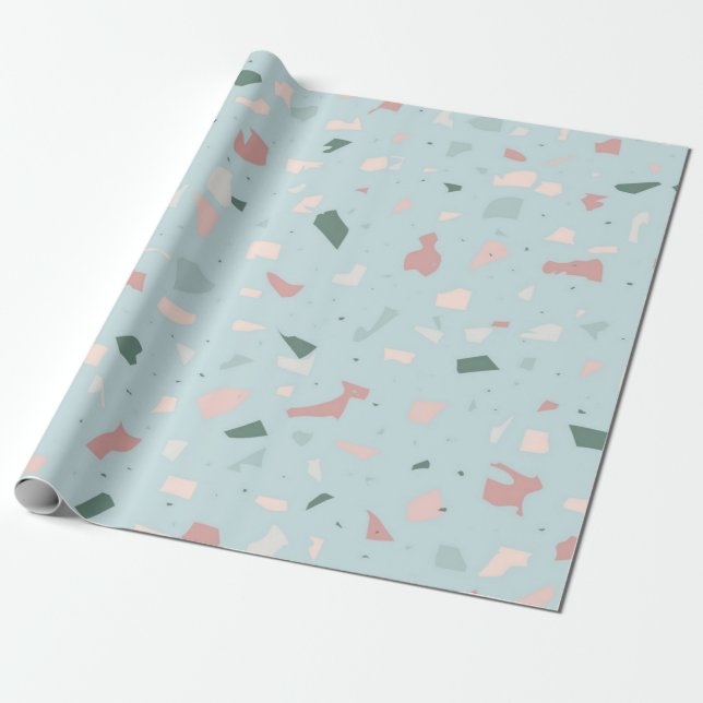 Abstrakt mönster presentpapper (Utrullad)